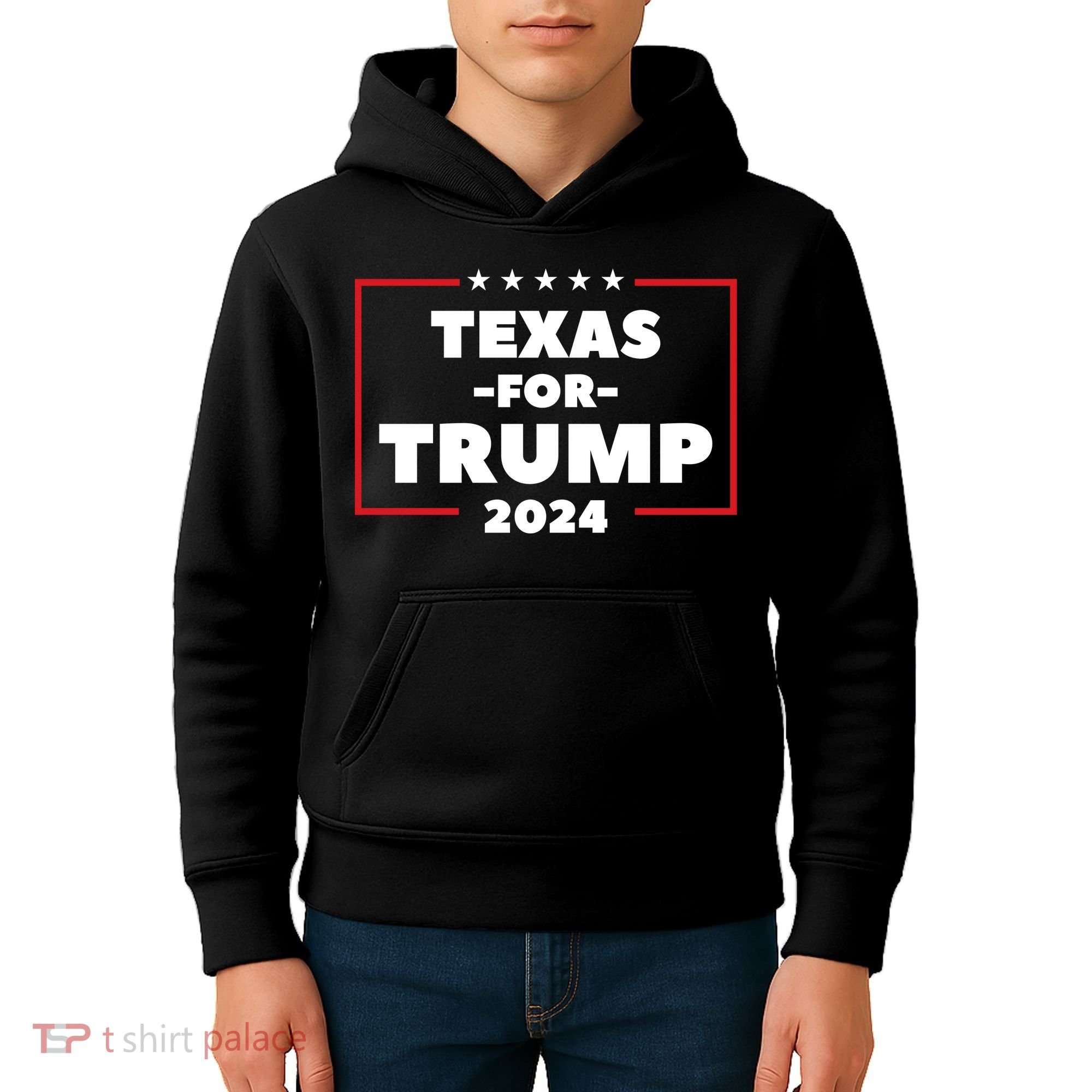 Texas For Trump 2024 Kids Hoodie