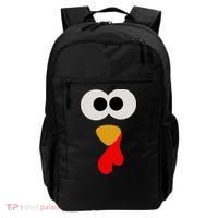 Turkey Face Thanksgiving Matching Family Costume Autumn Backpack thumb 0