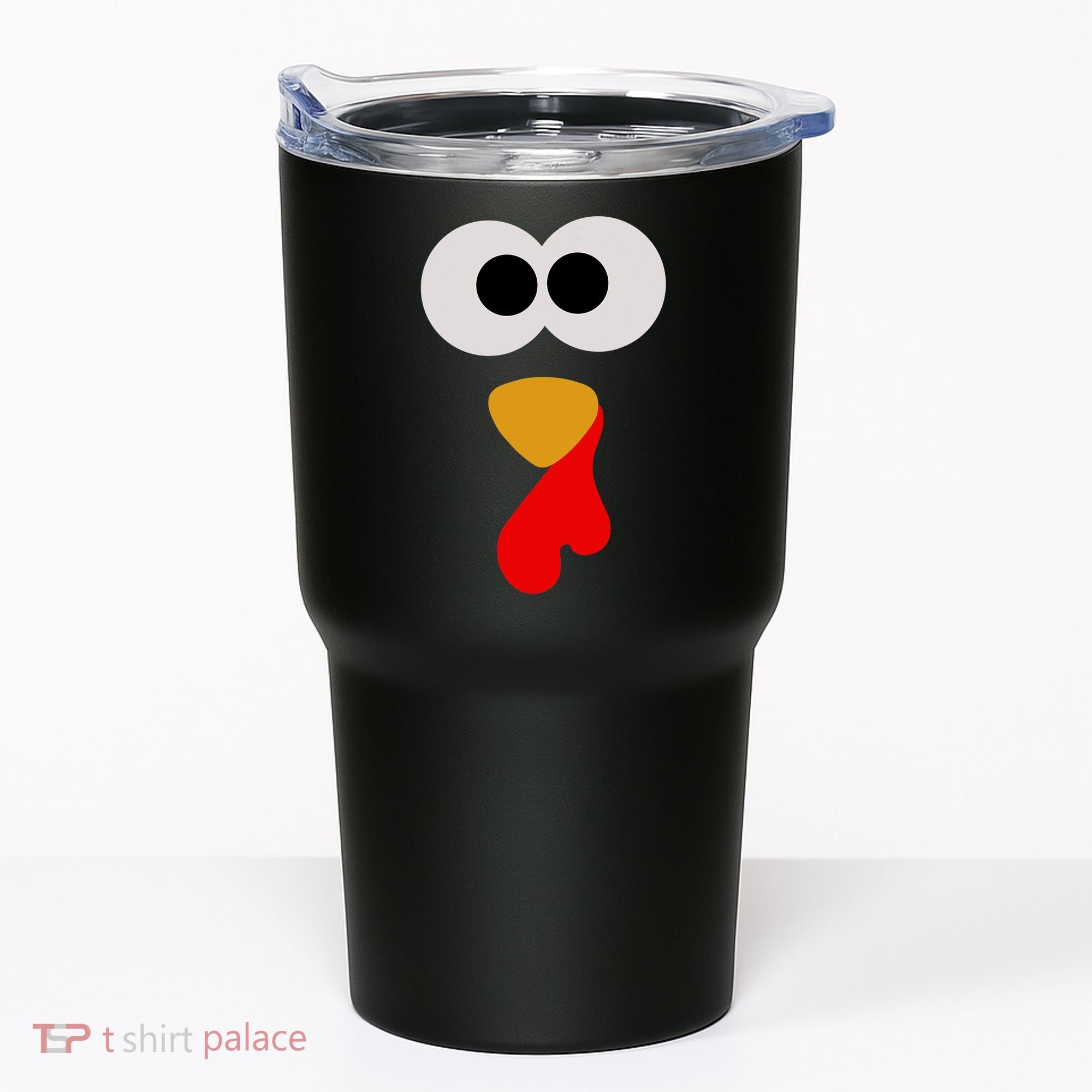 Turkey Face Thanksgiving Matching Family Costume Autumn Tumbler