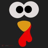 Turkey Face Thanksgiving Matching Family Costume Autumn Tumbler thumb 3