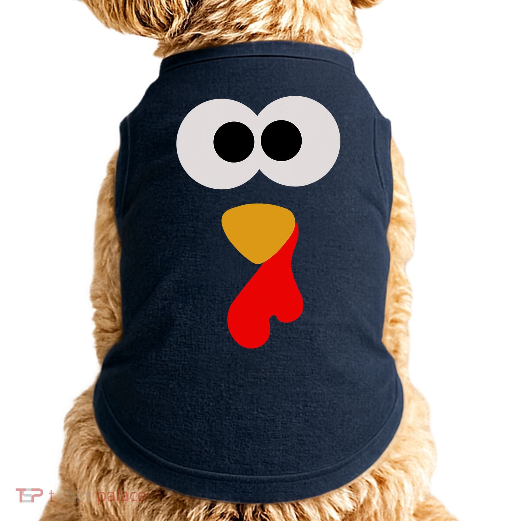 Turkey Face Thanksgiving Matching Family Costume Autumn Doggie Tank