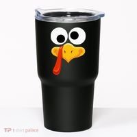 Turkey Face Thanksgiving Costume Family Outfits Matching Fun Tumbler thumb 0