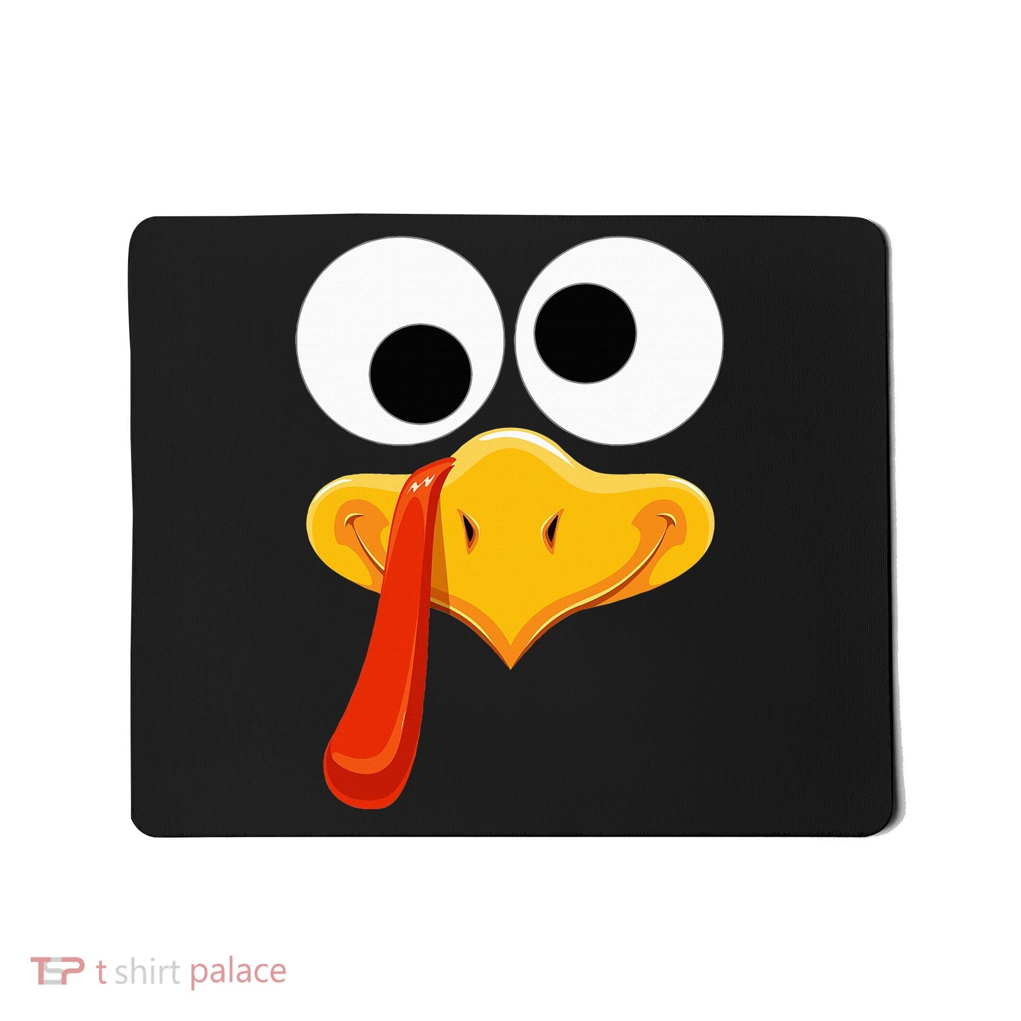 Turkey Face Thanksgiving Costume Family Outfits Matching Fun Mousepad