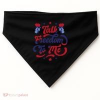 Talk Freedom To Me USA-Made Doggie Bandana thumb 0