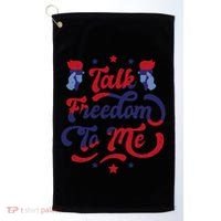 Talk Freedom To Me Golf Towel thumb 0