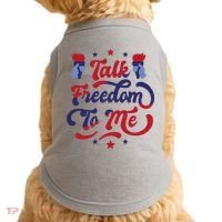 Talk Freedom To Me Doggie Tank thumb 0
