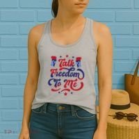 Talk Freedom To Me Women's Tank Top thumb 2