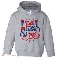 Talk Freedom To Me Toddler Hoodie thumb 0