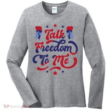 Talk Freedom To Me Women's Long Sleeve Shirt