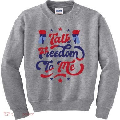 Talk Freedom To Me Kids Sweatshirt