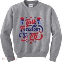 Talk Freedom To Me Kids Sweatshirt thumb 0