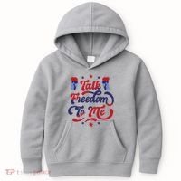 Talk Freedom To Me Kids Hoodie thumb 0