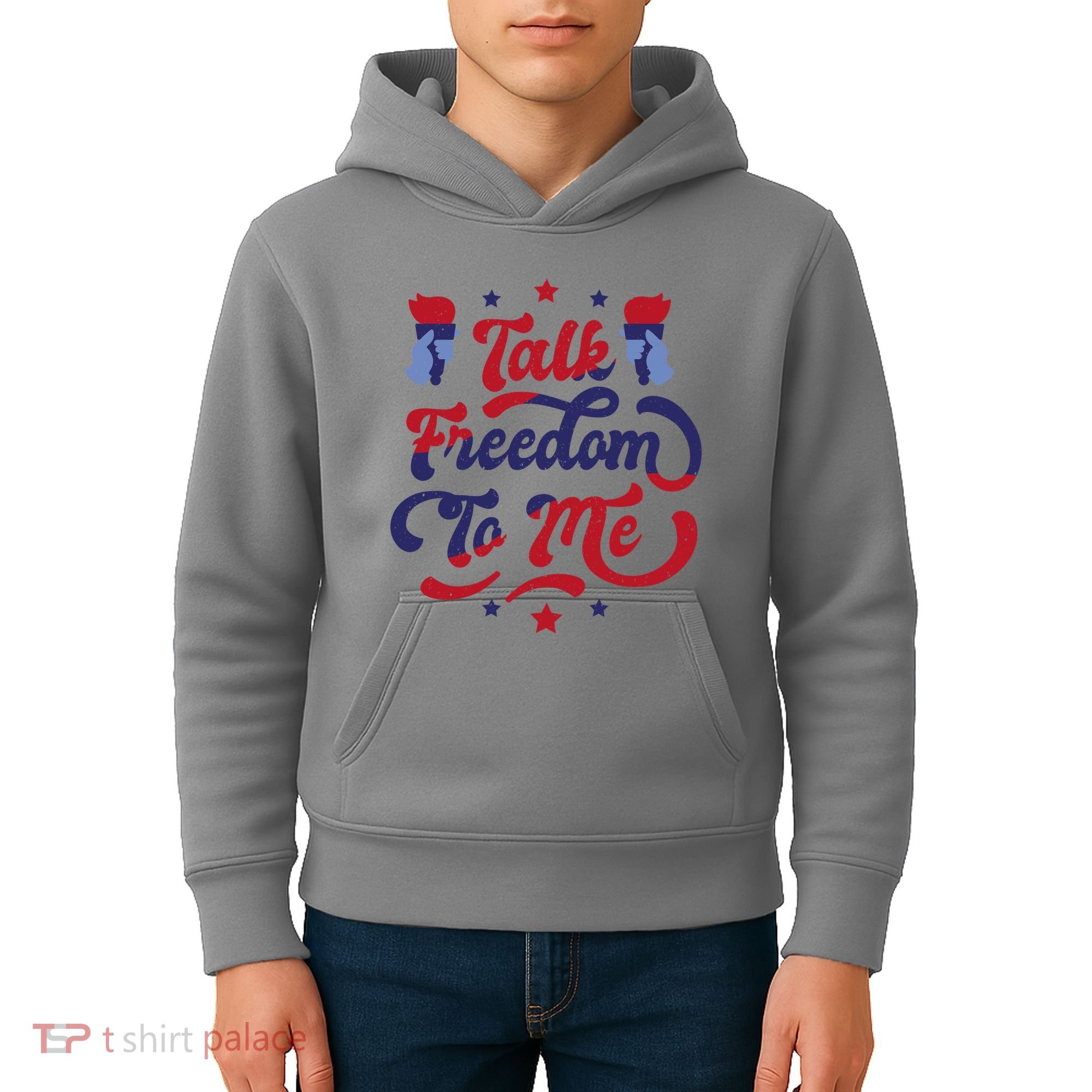 Talk Freedom To Me Kids Hoodie