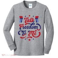 Talk Freedom To Me Kids Long Sleeve Shirt thumb 0
