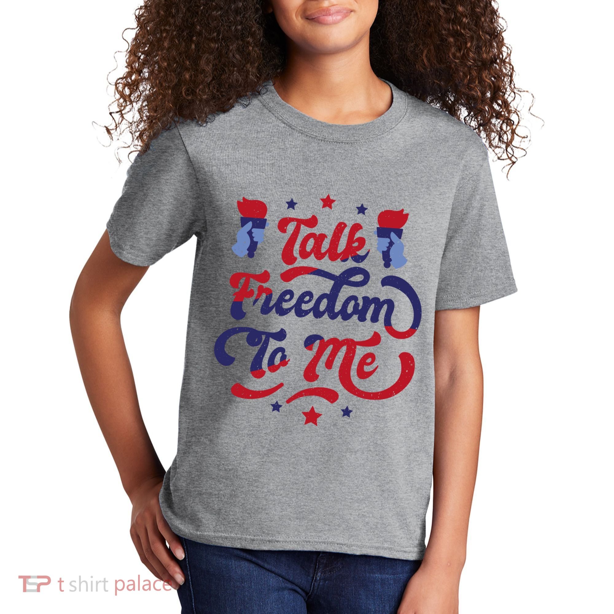 Talk Freedom To Me Kids T-Shirt