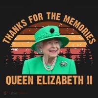 Thanks For The Memories Queen Elizabeth II Apron thumb 3
