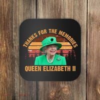 Thanks For The Memories Queen Elizabeth II Coaster thumb 0