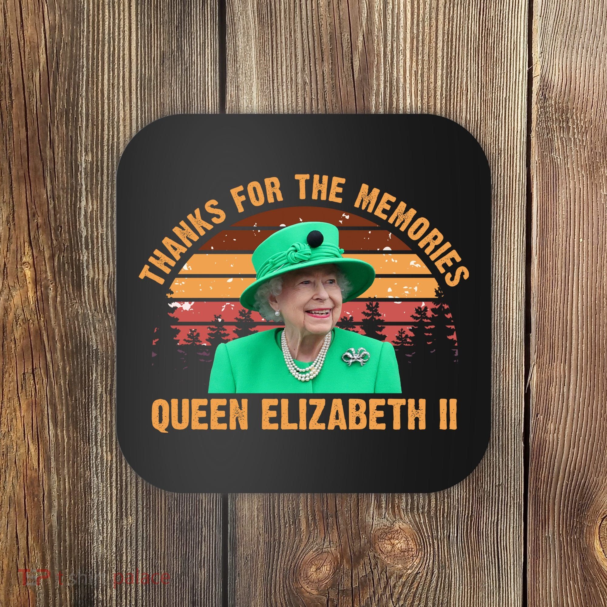Thanks For The Memories Queen Elizabeth II Coaster