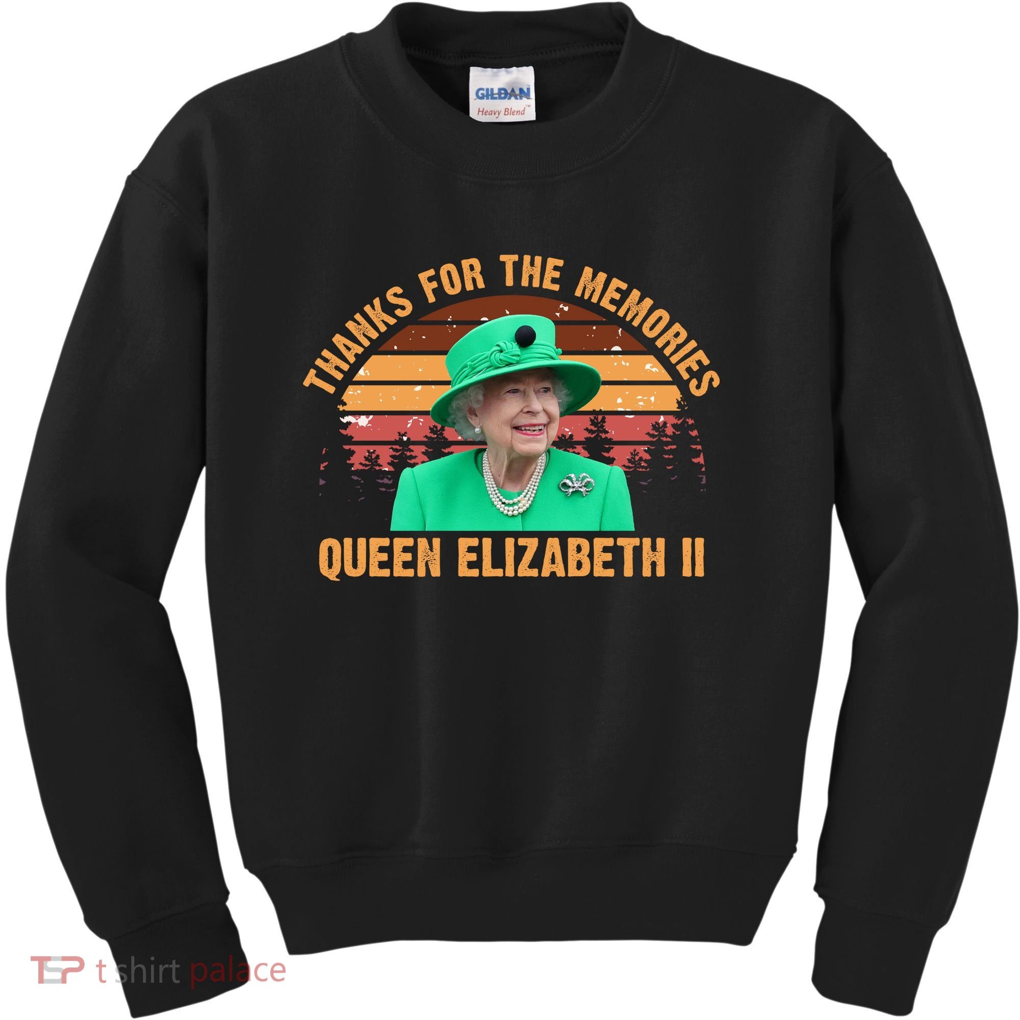 Thanks For The Memories Queen Elizabeth II Kids Sweatshirt