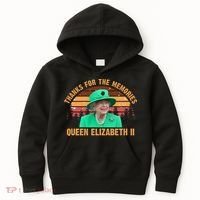 Thanks For The Memories Queen Elizabeth II Kids Hoodie thumb 0