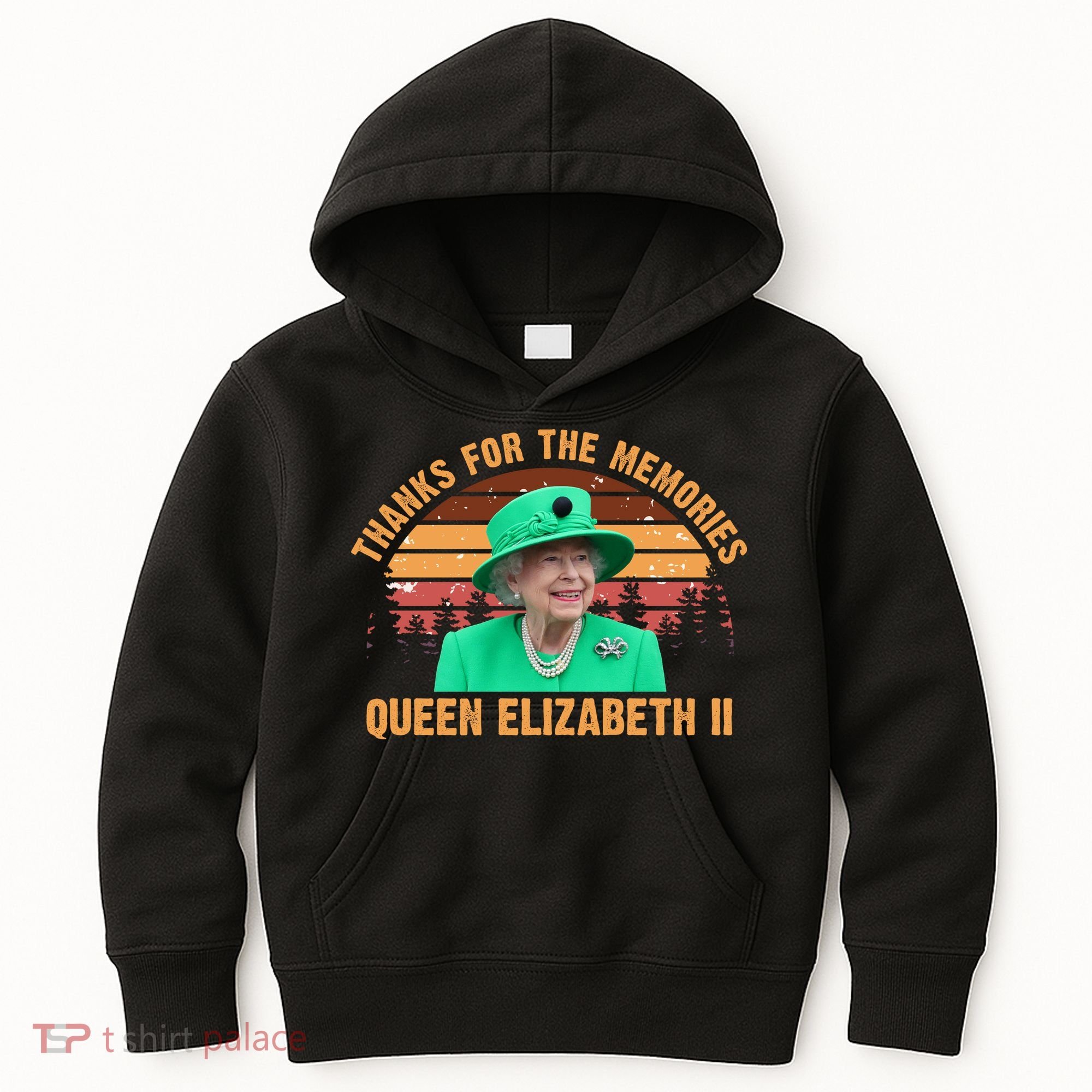 Thanks For The Memories Queen Elizabeth II Kids Hoodie
