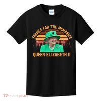 Thanks For The Memories Queen Elizabeth II Kids T-Shirt thumb 0