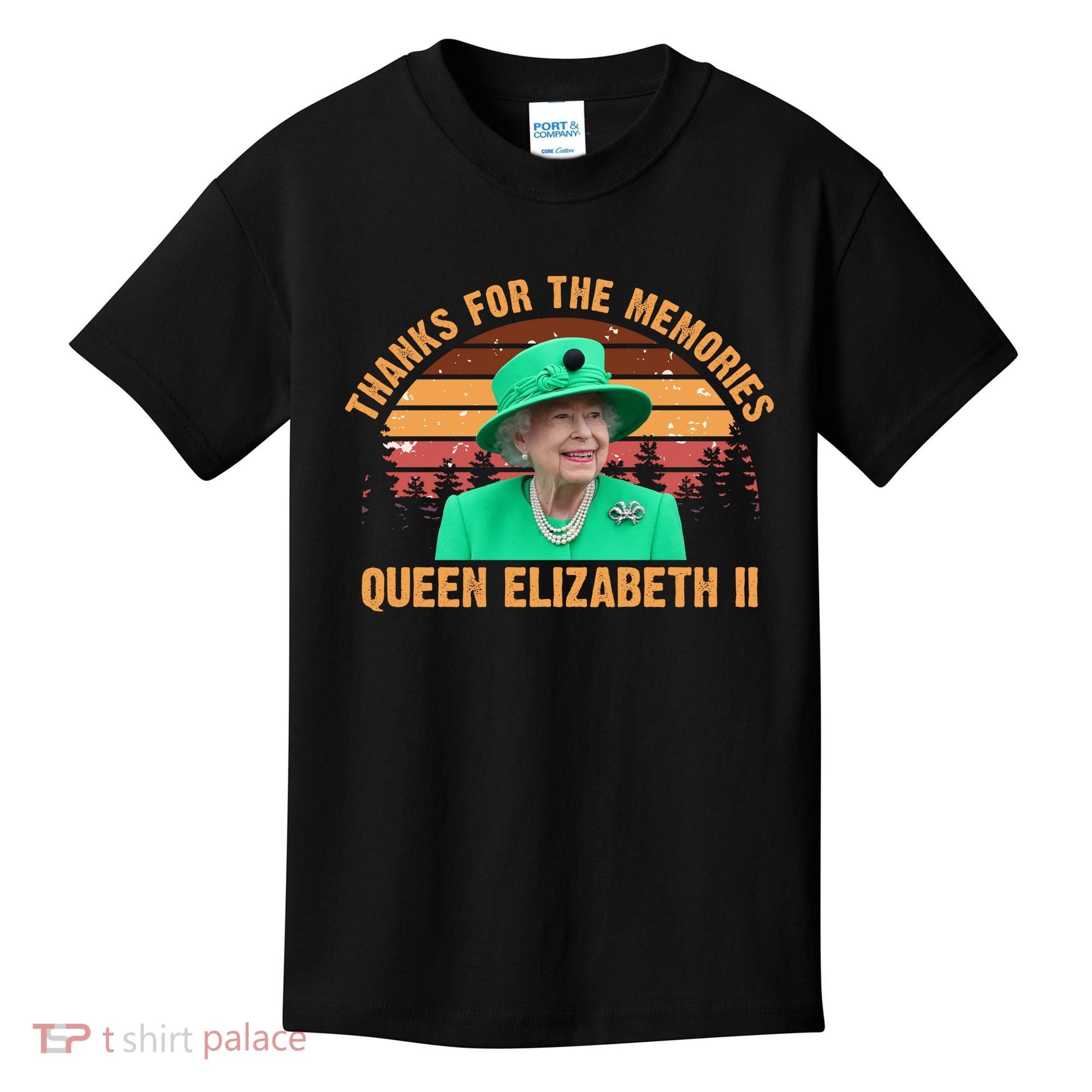 Thanks For The Memories Queen Elizabeth II Kids T-Shirt