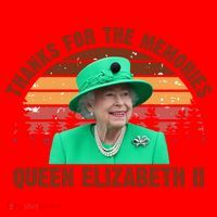 Thanks For The Memories Queen Elizabeth II Santa Hat thumb 1