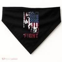 Trump Fight Usa USA-Made Doggie Bandana thumb 0