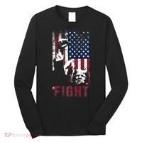 Trump Fight Usa Long Sleeve Shirt thumb 0