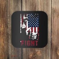 Trump Fight Usa Coaster thumb 0