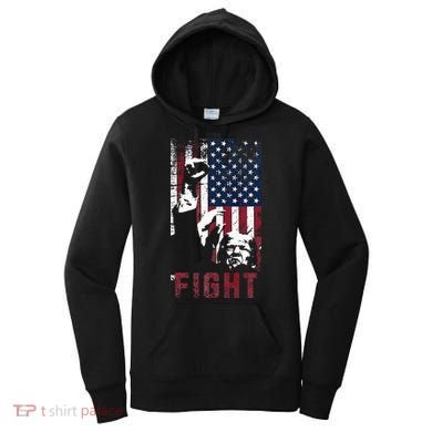 Trump Fight Usa Women's Hoodie