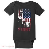 Trump Fight Usa Baby Bodysuit thumb 0
