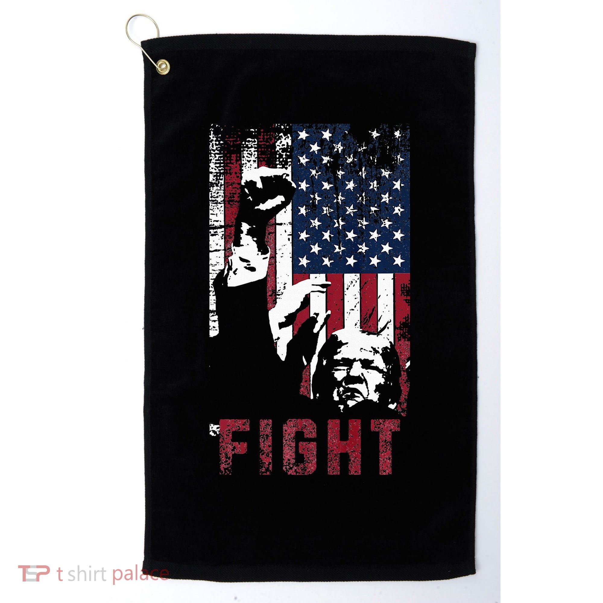 Trump Fight Usa Golf Towel