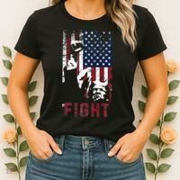 Trump Fight Usa Women's T-Shirt thumb 2
