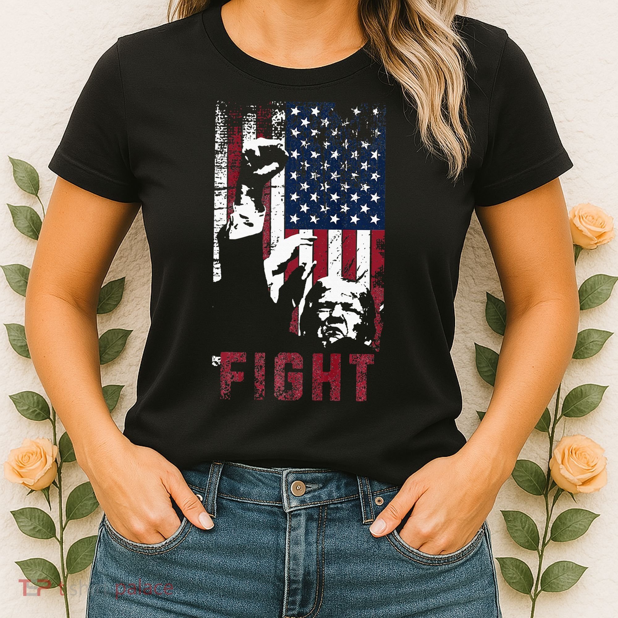 Trump Fight Usa Women's T-Shirt
