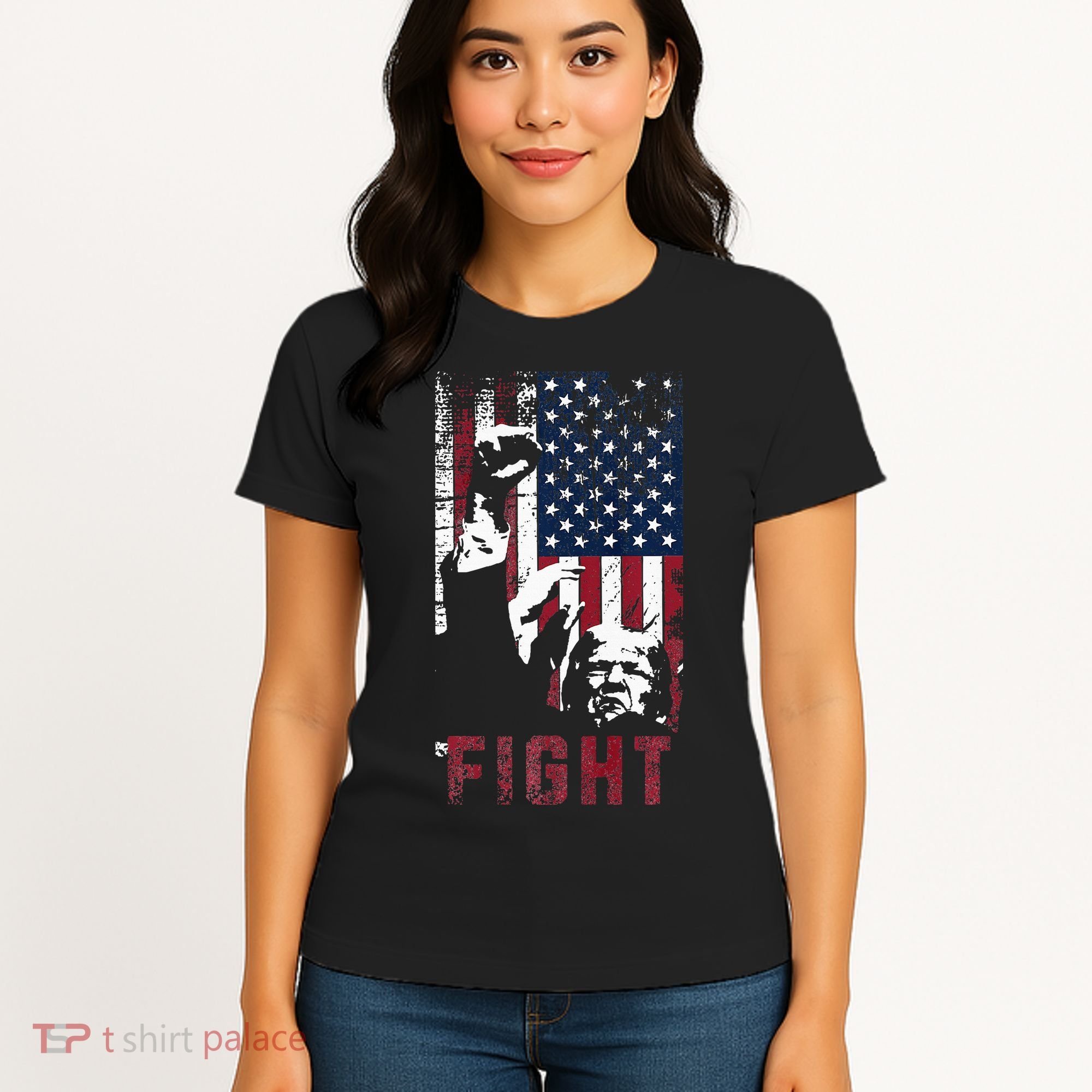 Trump Fight Usa Women's T-Shirt