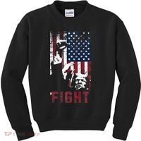 Trump Fight Usa Kids Sweatshirt thumb 0