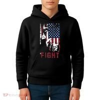 Trump Fight Usa Kids Hoodie thumb 4