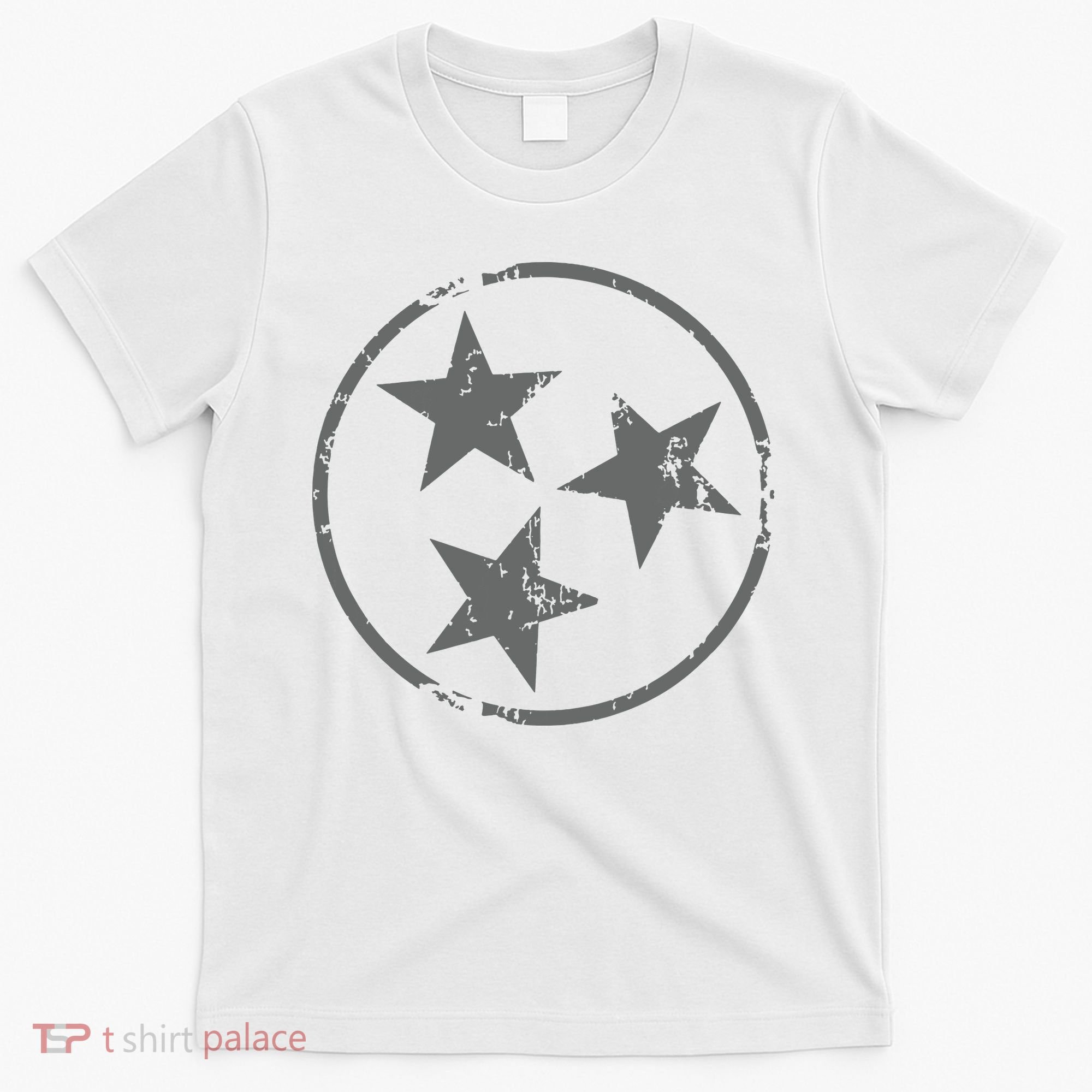 Tennessee Flag Vintage Grunge Distressed Graphic T-Shirt