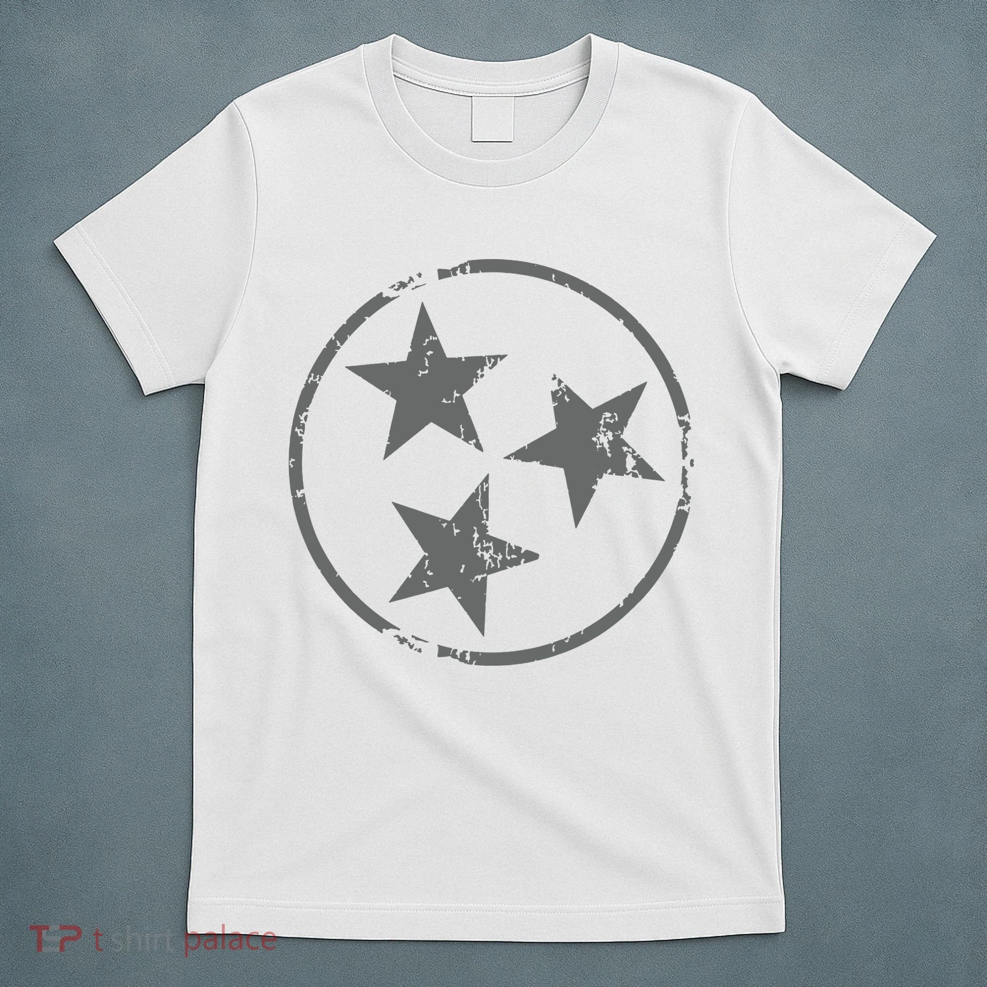 Tennessee Flag Vintage Grunge Distressed Graphic T-Shirt