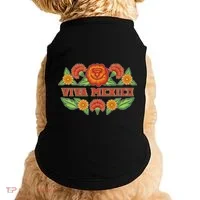 Traditional Floral Viva Mexico Doggie Tank thumb 0