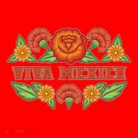 Traditional Floral Viva Mexico Santa Hat thumb 1