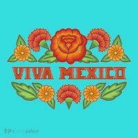Traditional Floral Viva Mexico Tote Bag thumb 4