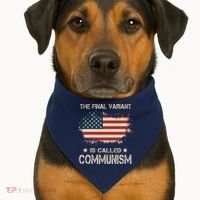 The Final Variant Is Called Communism USA-Made Doggie Bandana thumb 1