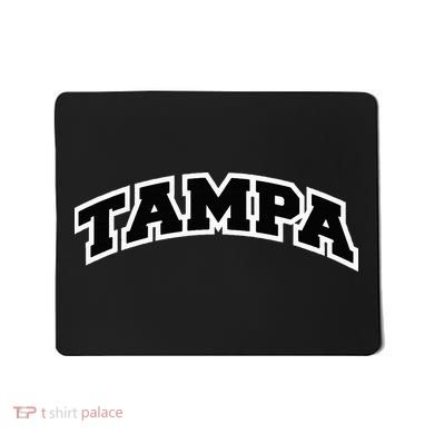 Tampa Florida Varsity Style Vintage Red Mousepad
