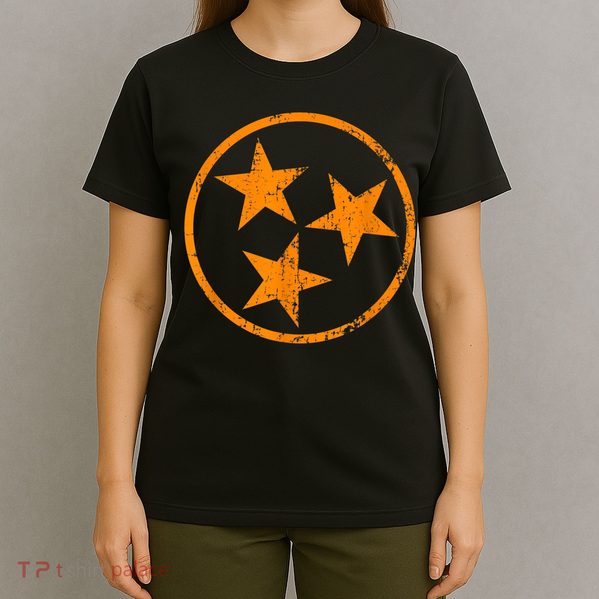 Tennessee Flag Vintage Grunge Distressed Graphic T-Shirt