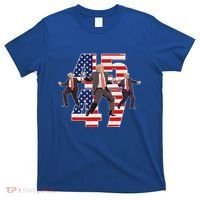 Trump Funny Victory Dance Trump Dancing America 47 T-Shirt thumb 0