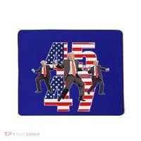 Trump Funny Victory Dance Trump Dancing America 47 Mousepad thumb 0