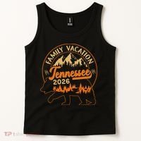Tennessee Family Vacation 2026 Wilderness Bear Tank Top thumb 2